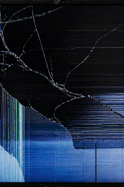 Broken MacBook Display Simulation