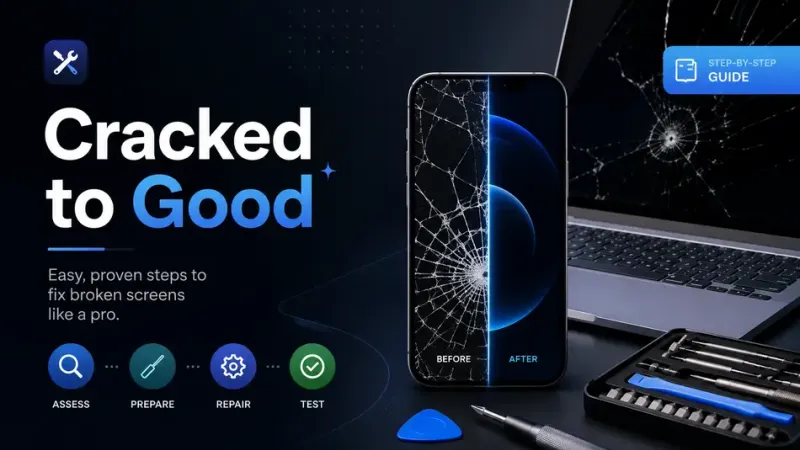 How to Fix a Broken Screen: Step-by-Step Guide for Phones & Laptops