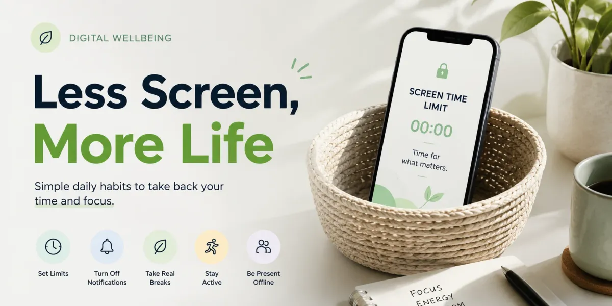 how to reduce screen time
