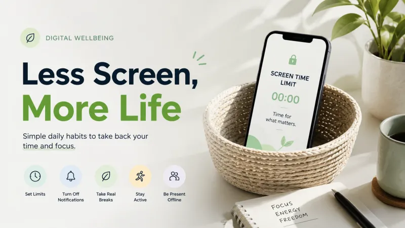5 Best Practical Ways to Reduce Your Mobile Screen Time