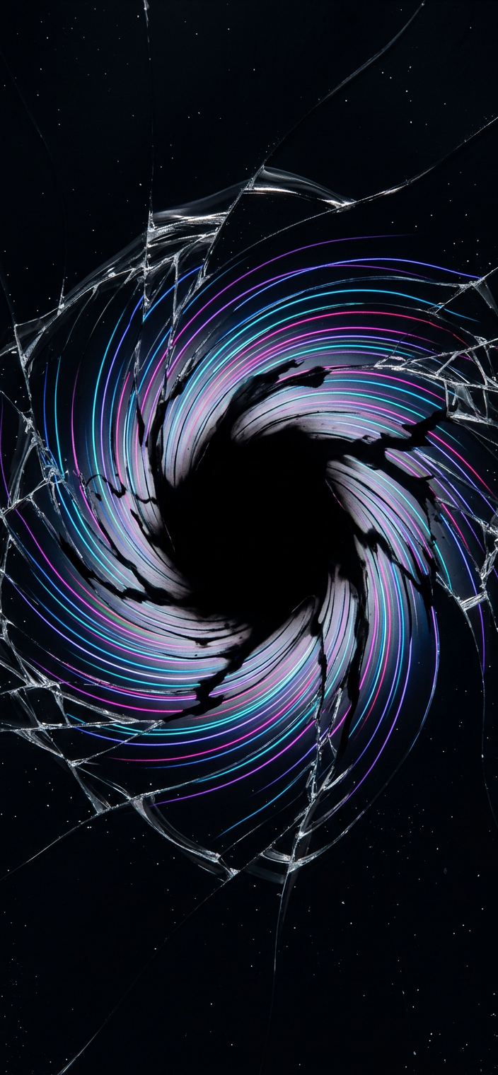 Blackhole Collapse OLED Wallpaper