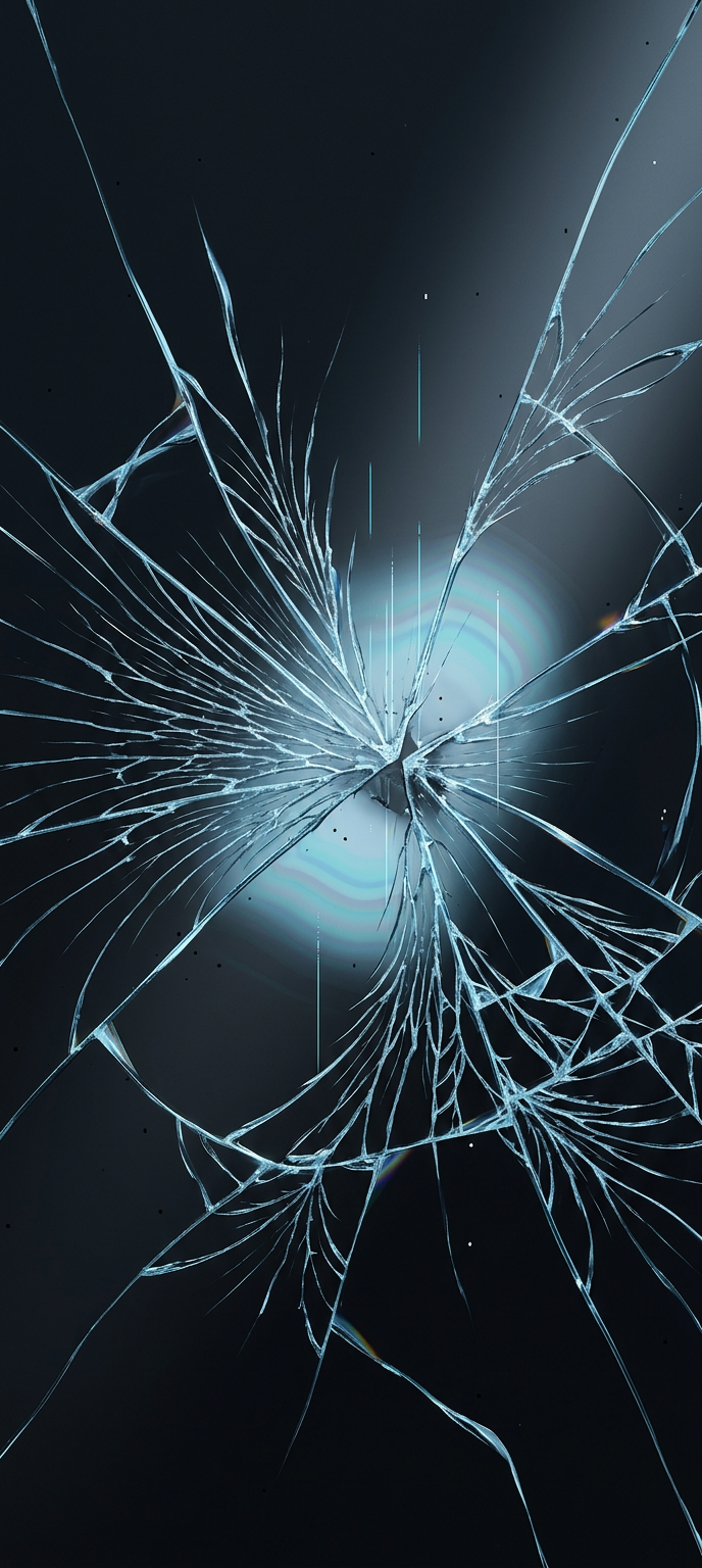 Frozen Ice Crack Wallpaper