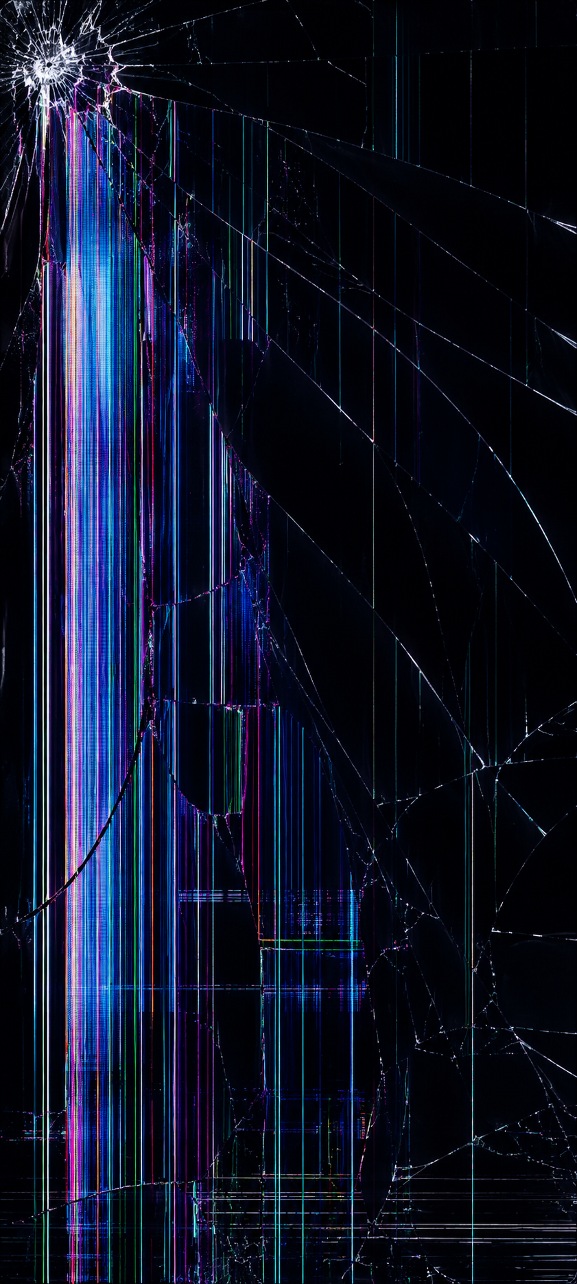Heavy Impact Shatter Wallpaper