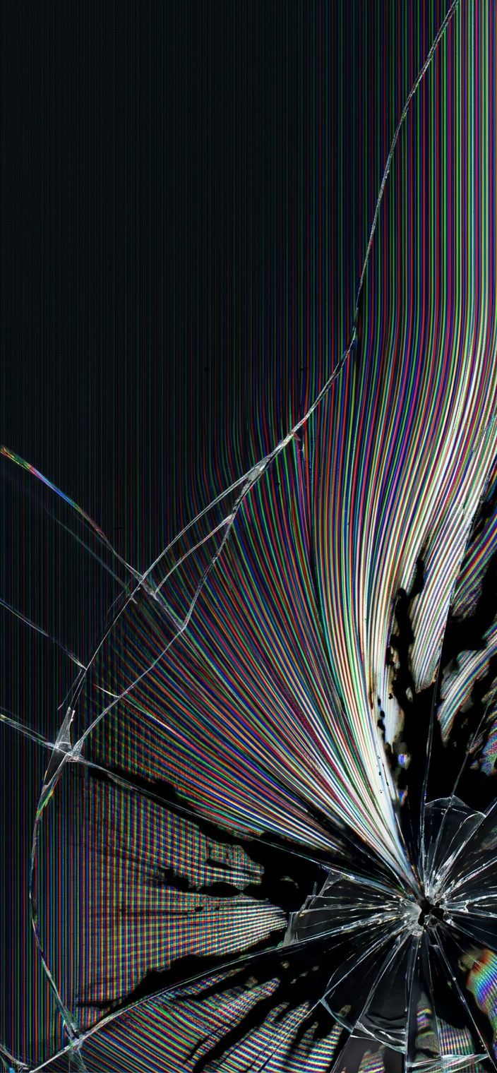 Magnetic Pull Crack Wallpaper