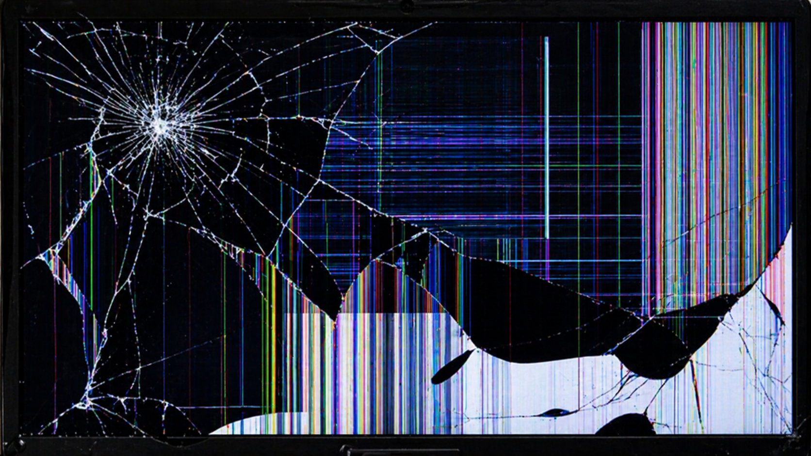 Ultra-Realistic Cracked Glass